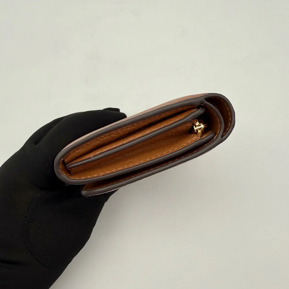 Kate Spade Kayla Small L-Zip Wallet Warm Gingerbread